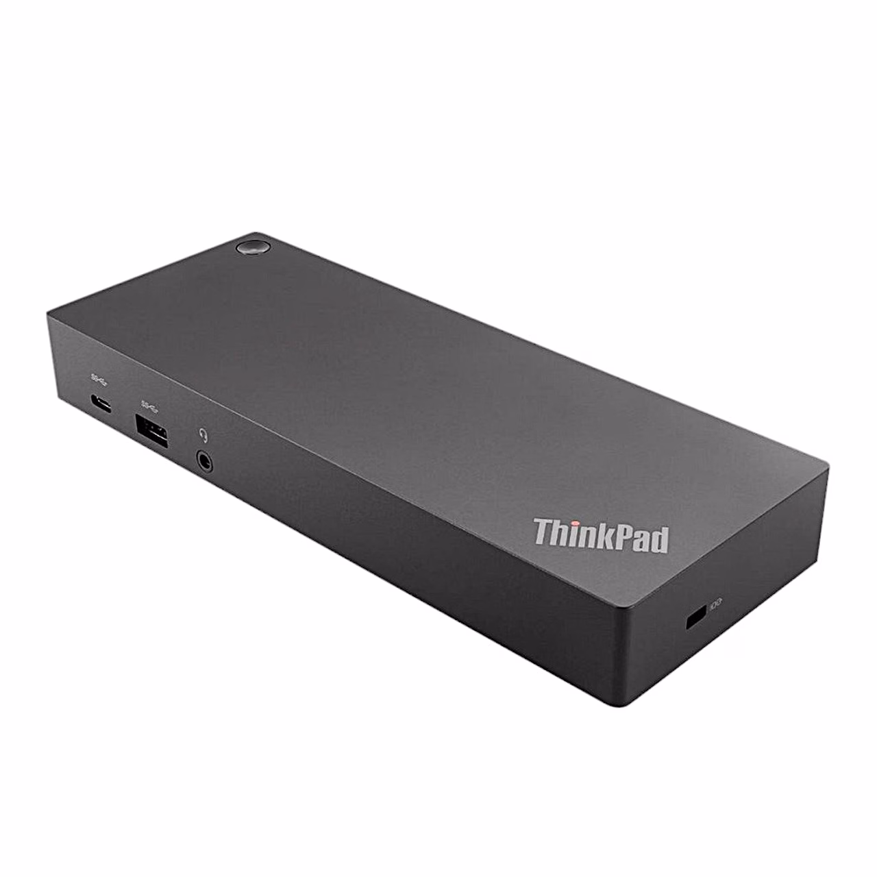 Dokkimisjaam Lenovo 40AF0135EU ThinkPadi logoga, vaade vasakult eest