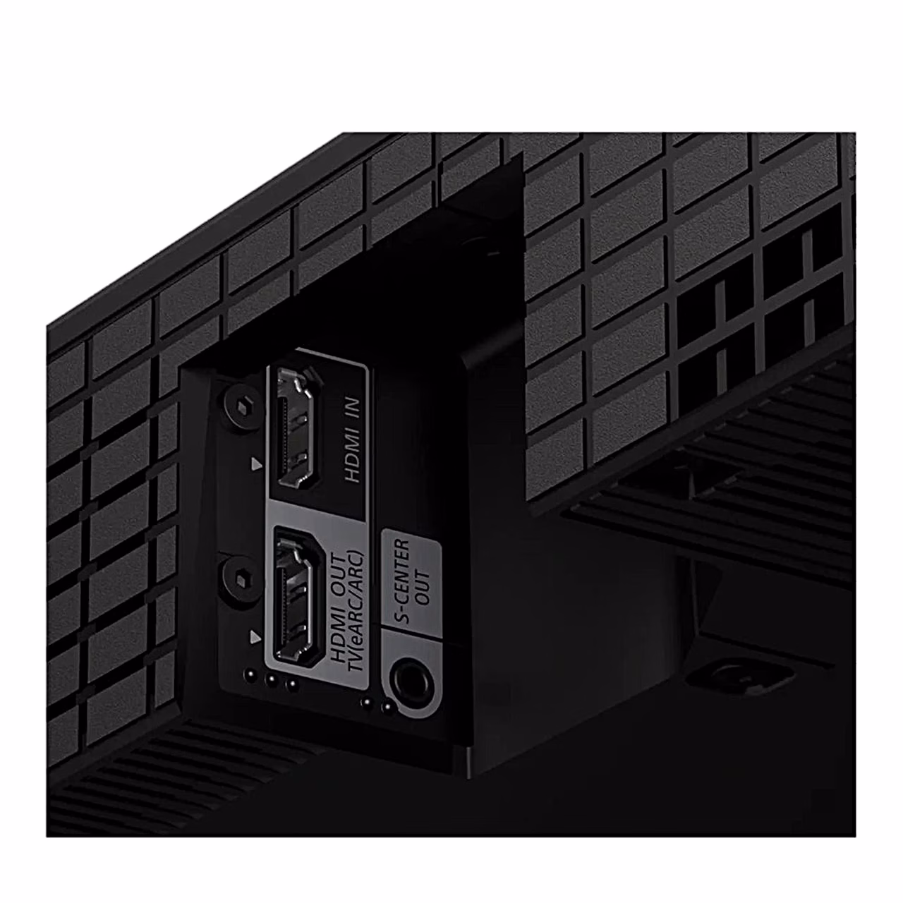 Sony HT-A9000 HDMI-sisend, HDMI eARC-väljund ja S-CENTER OUT pesa