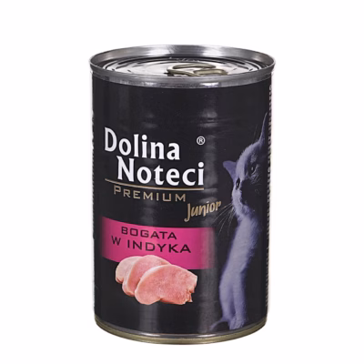 Dolina Noteci Premium Junior 400 g kalkunilihaga märgtoit kassipoegadele