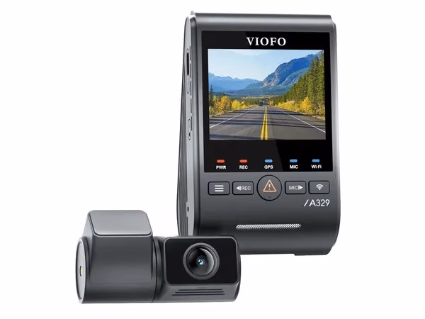 Pardakaamera VIOFO A329S 2CH GPS, 3840 × 2160, Wi‑Fi, 2,4" ekraan (3)
