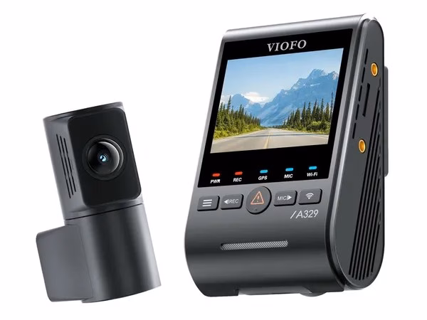 Pardakaamera VIOFO A329S 2CH GPS, 3840 × 2160, Wi‑Fi, 2,4" ekraan (5)