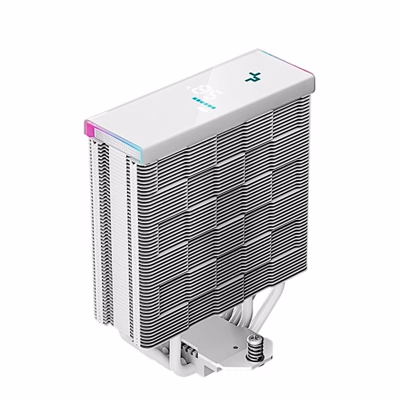 Protsessori jahutusradiaator DeepCool AK400 DIGITAL WH ilma ventilaatorita