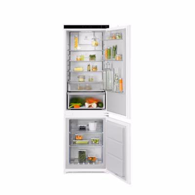 Integreeritav külmik Electrolux ENACUSP8S avatud ustega, külmikuosa toidu ja sügavkülma sahtlitega