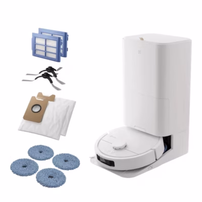 Robot-tolmuimeja ja -mopp Electrolux ER81UW3SW koos All-in-1 automaatse puhastusjaamaga