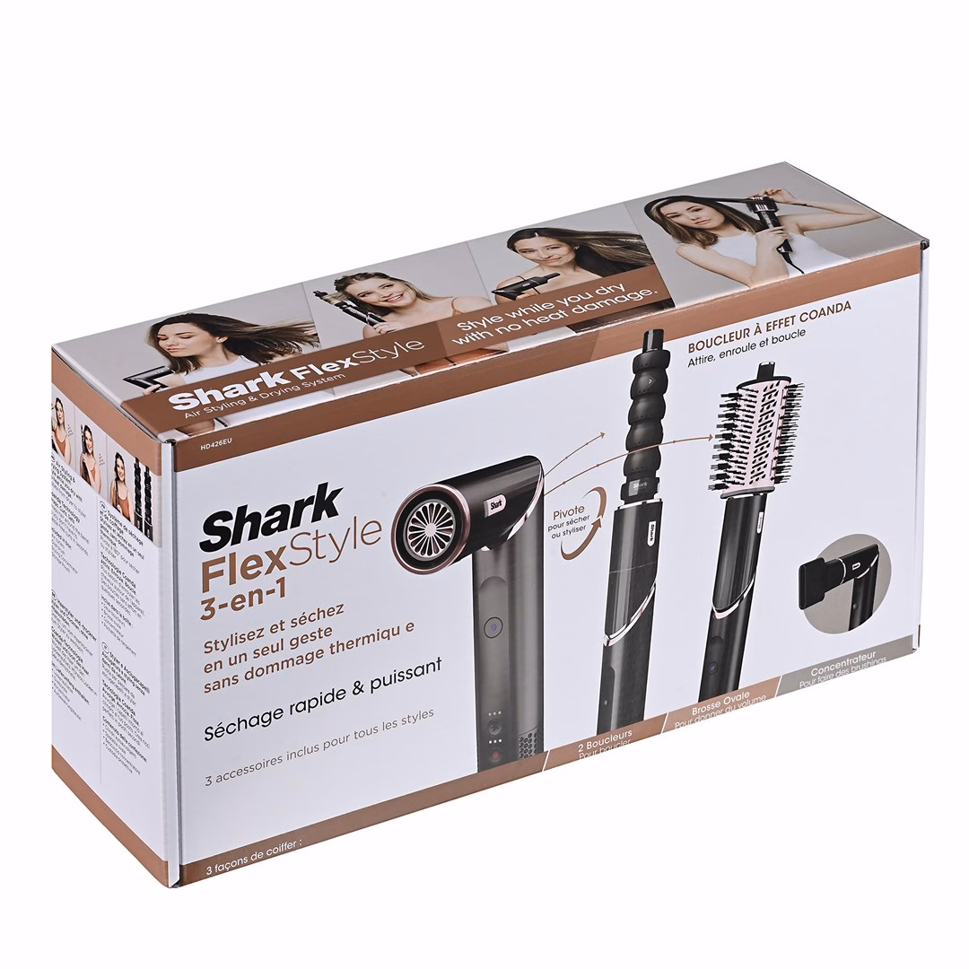 Föön-koolutaja Shark FlexStyle HD426EU, must, 3 otsikut (14)
