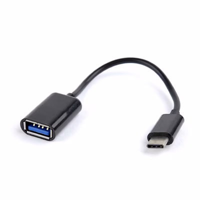 Gembird A-OTG-CMAF2-01 0,2 m must USB-C (isane) – USB-A (emane) OTG adapterkaabel
