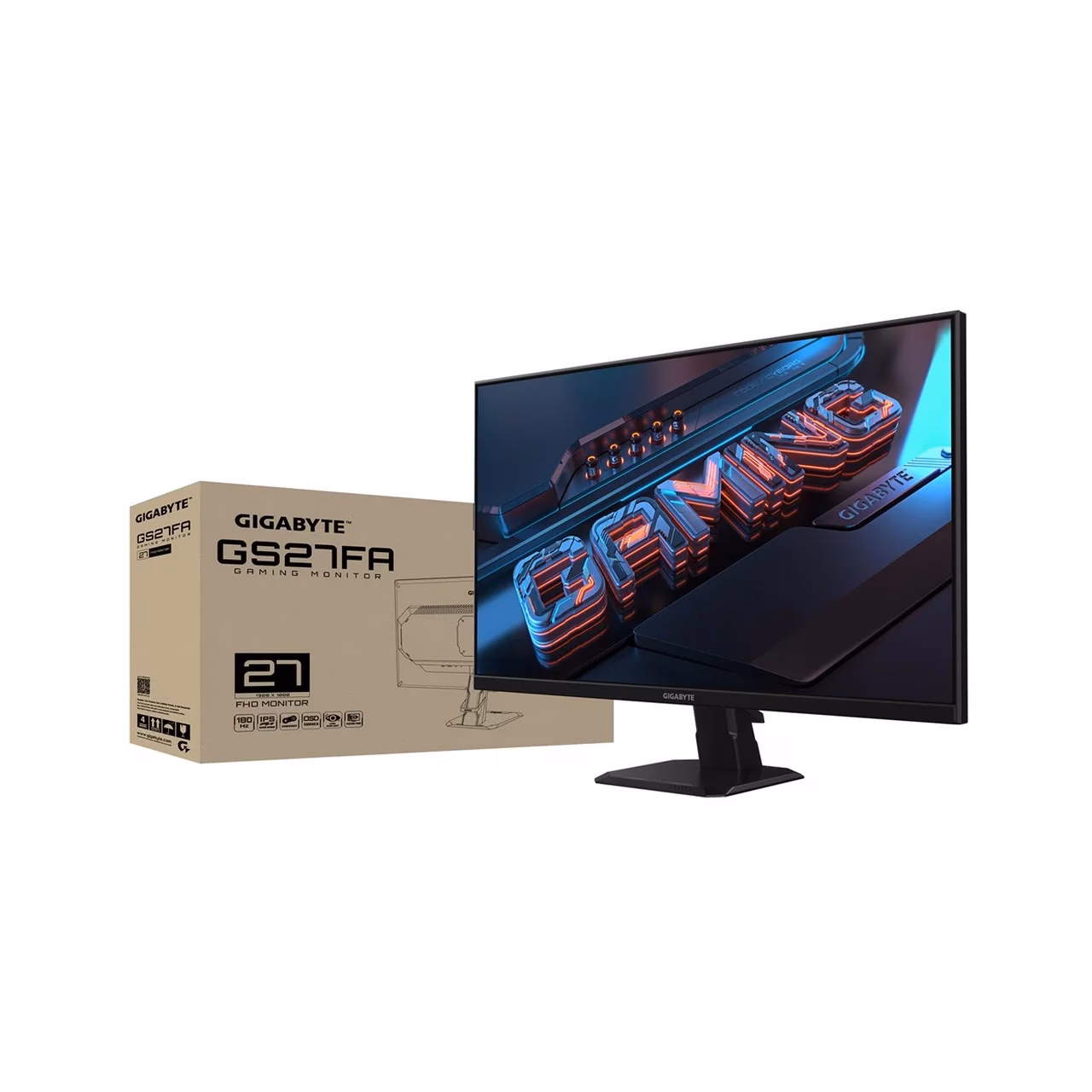 Gigabyte GS27FA 27" 180 Hz IPS Full HD LED mängumonitor, must