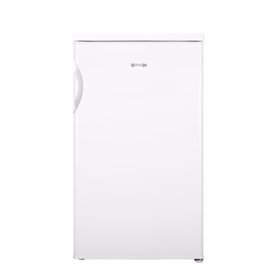 Valge aluskapi külmik Gorenje RB492PW suletud uksega otse eest