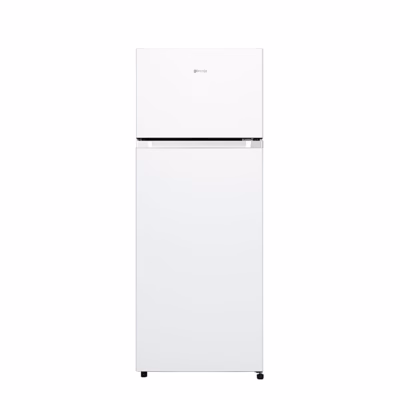 Gorenje RF4142PW4 valge kombikülmik ülemise sügavkülmikuga suletud ustega eestvaates