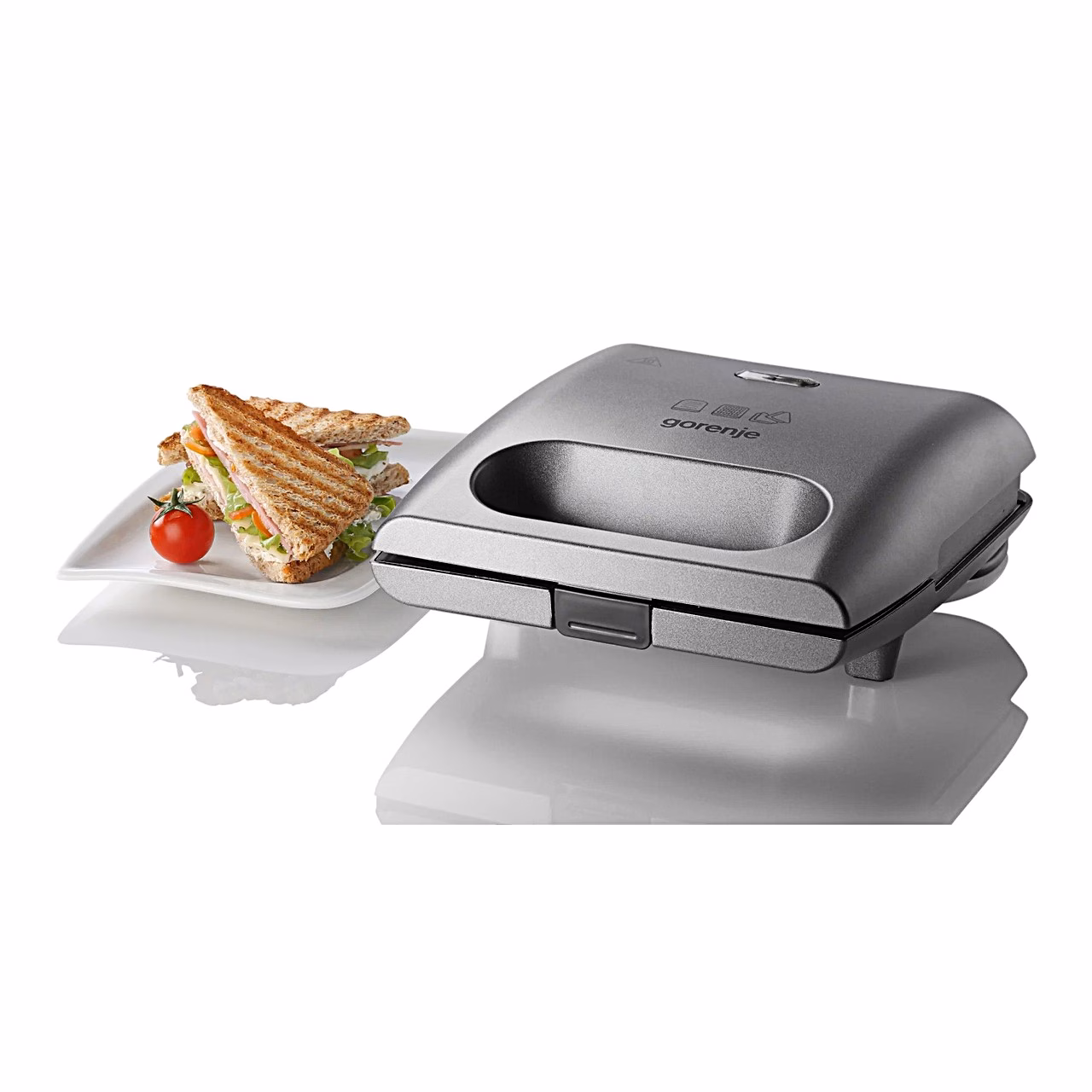 Gorenje SM703GCG hall multigrill 3 vahetatava plaadiga, 700 W, eemaldatavad Teflon-küpsetusplaadid