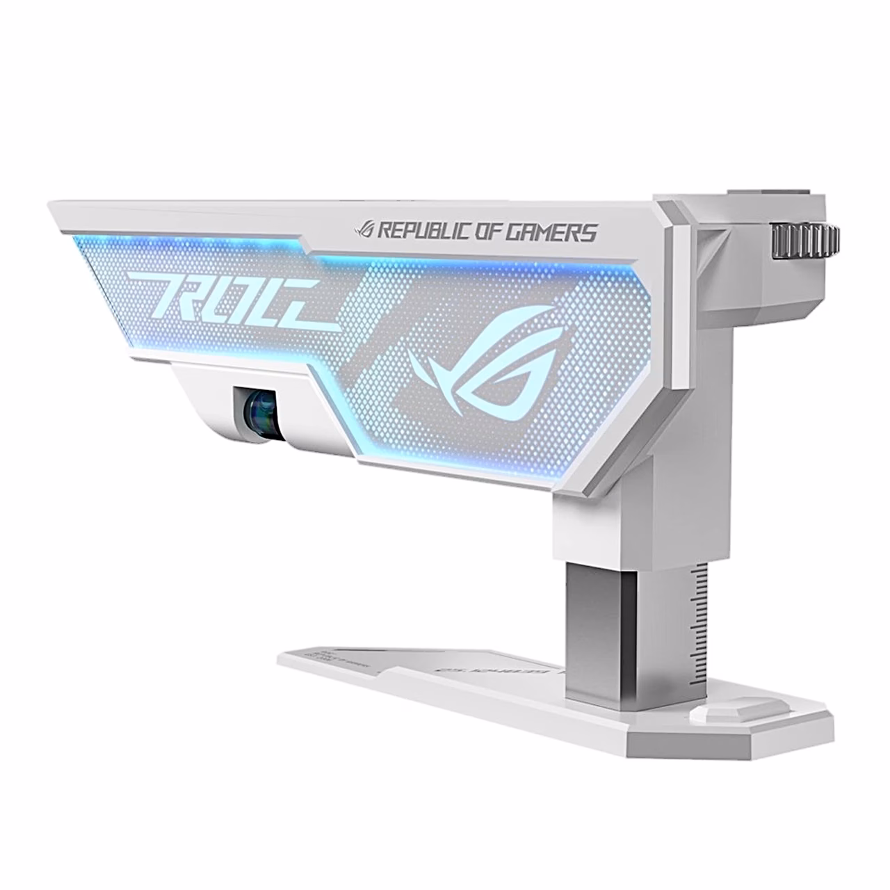 ASUS ROG Herculx kõrgusskaalaga tugijalg ja valge alusplaat