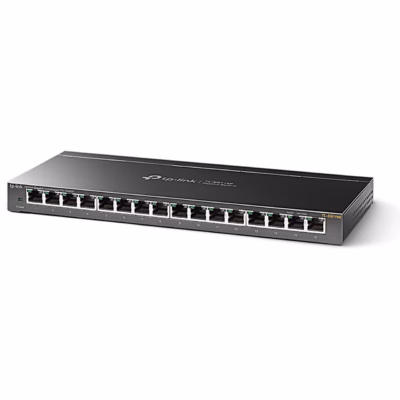 TP-Link TL-SG116E eestvaade portide reaga