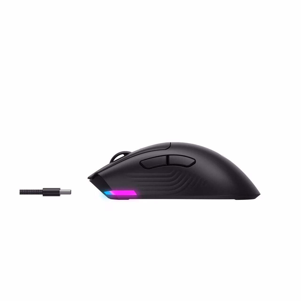 Havit MS966WB must 2.4 GHz ja Bluetooth 123x63x40 mm 500 mAh 68 g 7-nupuline juhtmevaba optiline mängurihiir USB-C laadimisega paremakäelistele