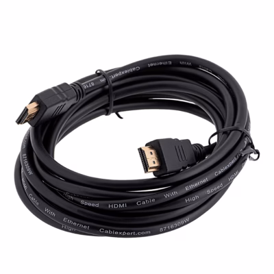 Kokkukeritud HDMI-kaabel Gembird CC-HDMI4-10, mõlemad kullatud pistikud nähtaval