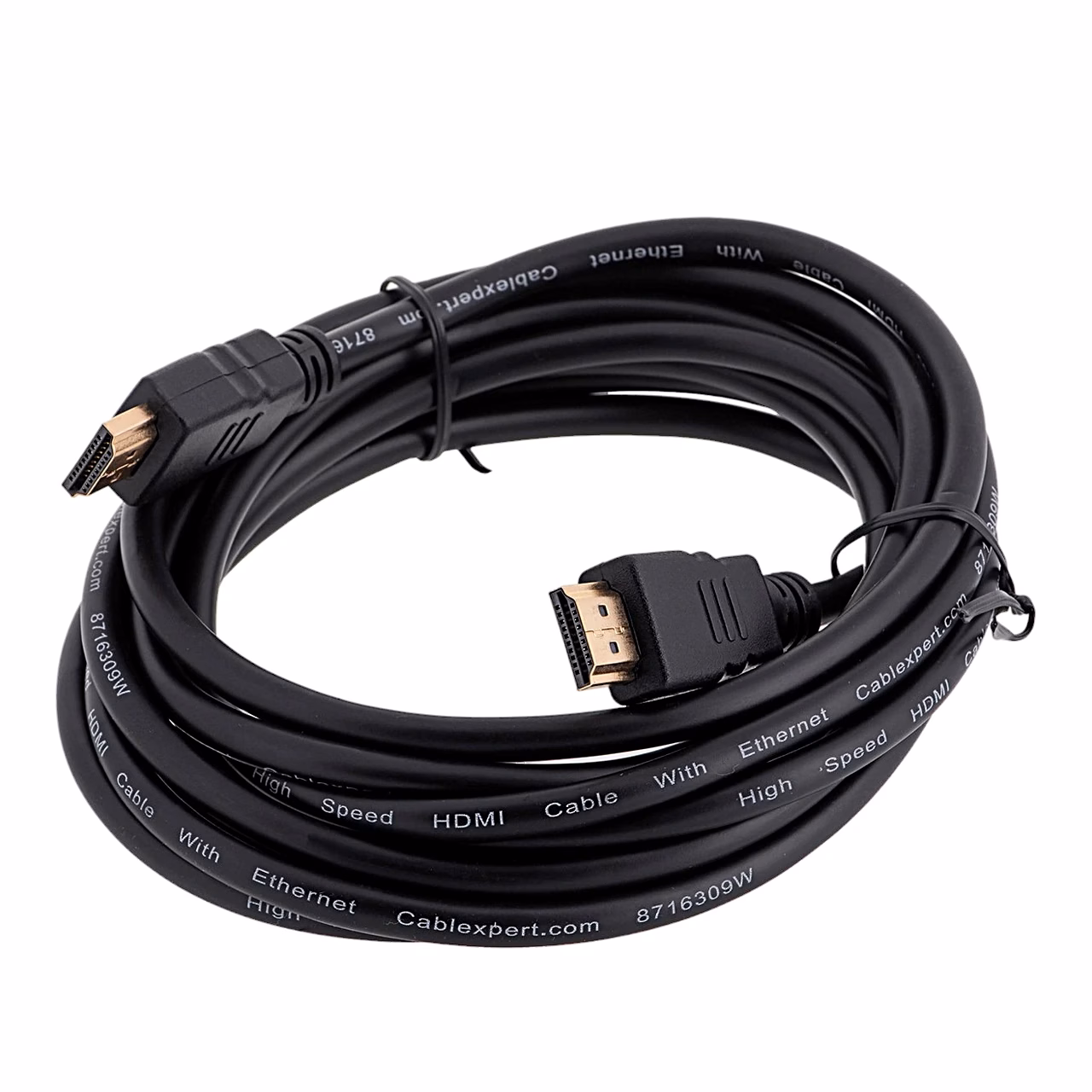 Kokkukeritud HDMI-kaabel Gembird CC-HDMI4-10, mõlemad kullatud pistikud nähtaval