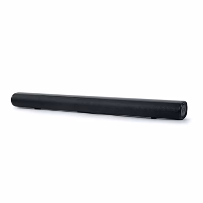 Must pikk heliriba Muse M-1680 SBT nurga alt vaadatuna valgel taustal