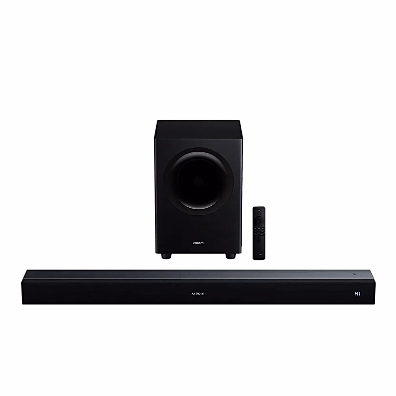 Heliriba Xiaomi Soundbar Pro koos juhtmevaba bassikõlari ja puldiga