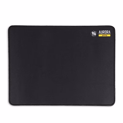 iBox Aurora MPG3 350x260x3 mm must mängurite hiirematt lõuendist ja kummist