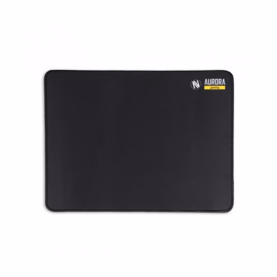 iBox Aurora MPG3 350x260x3 mm must mängurite hiirematt lõuendist ja kummist
