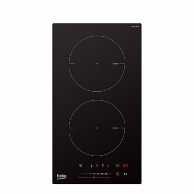 Must kahe keedualaga induktsioonpliidiplaat Beko HDI 32400 TO otse ülalt