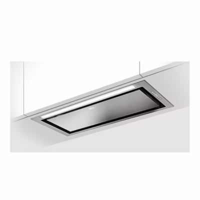 Integreeritav kubu ELICA LANE SENSOR roostevabast terasest paneeli ja LED-valgustusega