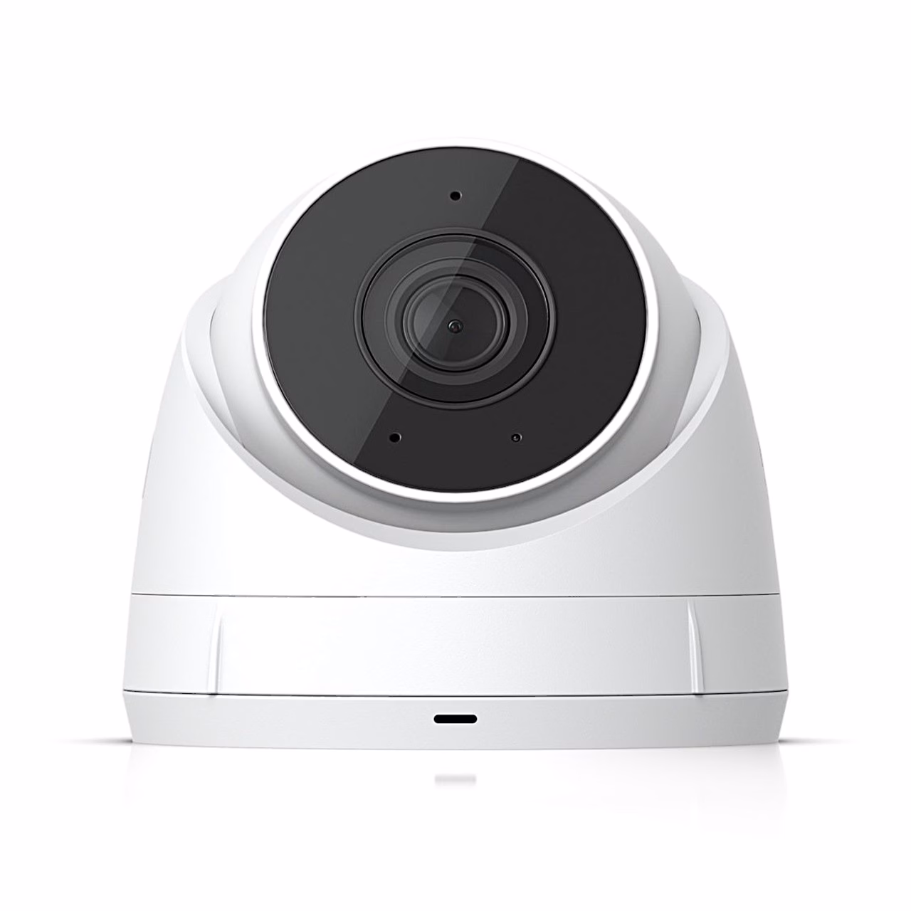 Ubiquiti G5 Turret Ultra kaamera objektiiv ja IR-valgustid otse eest