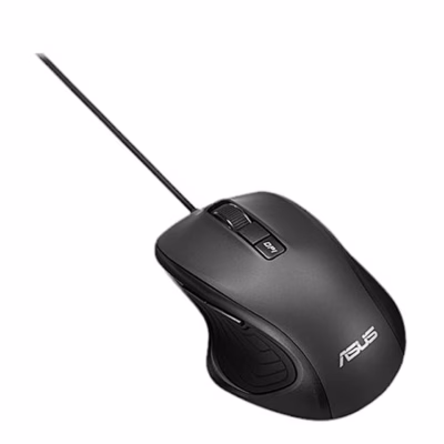 Must Asus UX300 PRO hiir nurga alt koos kaabli ja DPI-nupuga