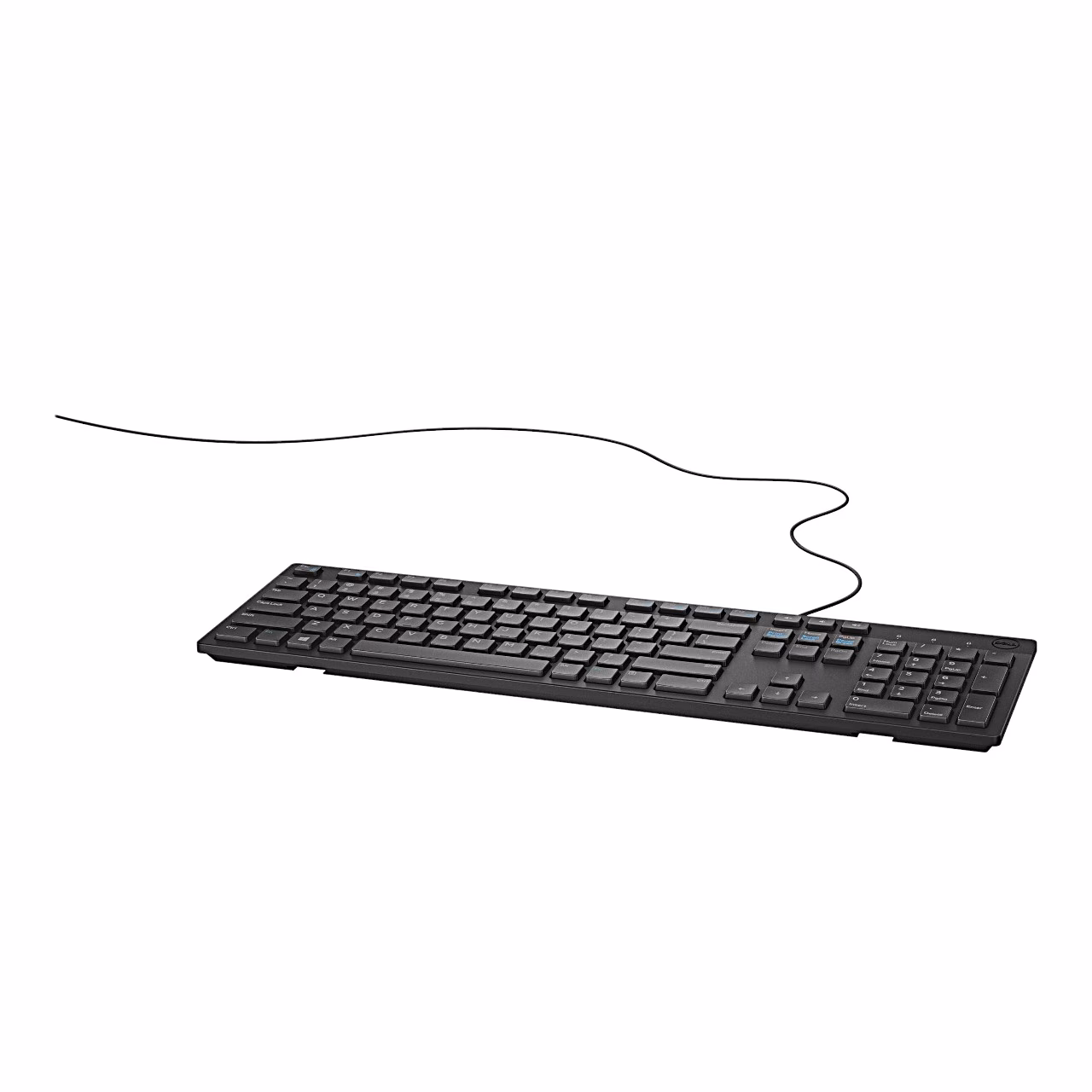 Dell KB216 klaviatuur nurga alt, kaabel kulgeb taha