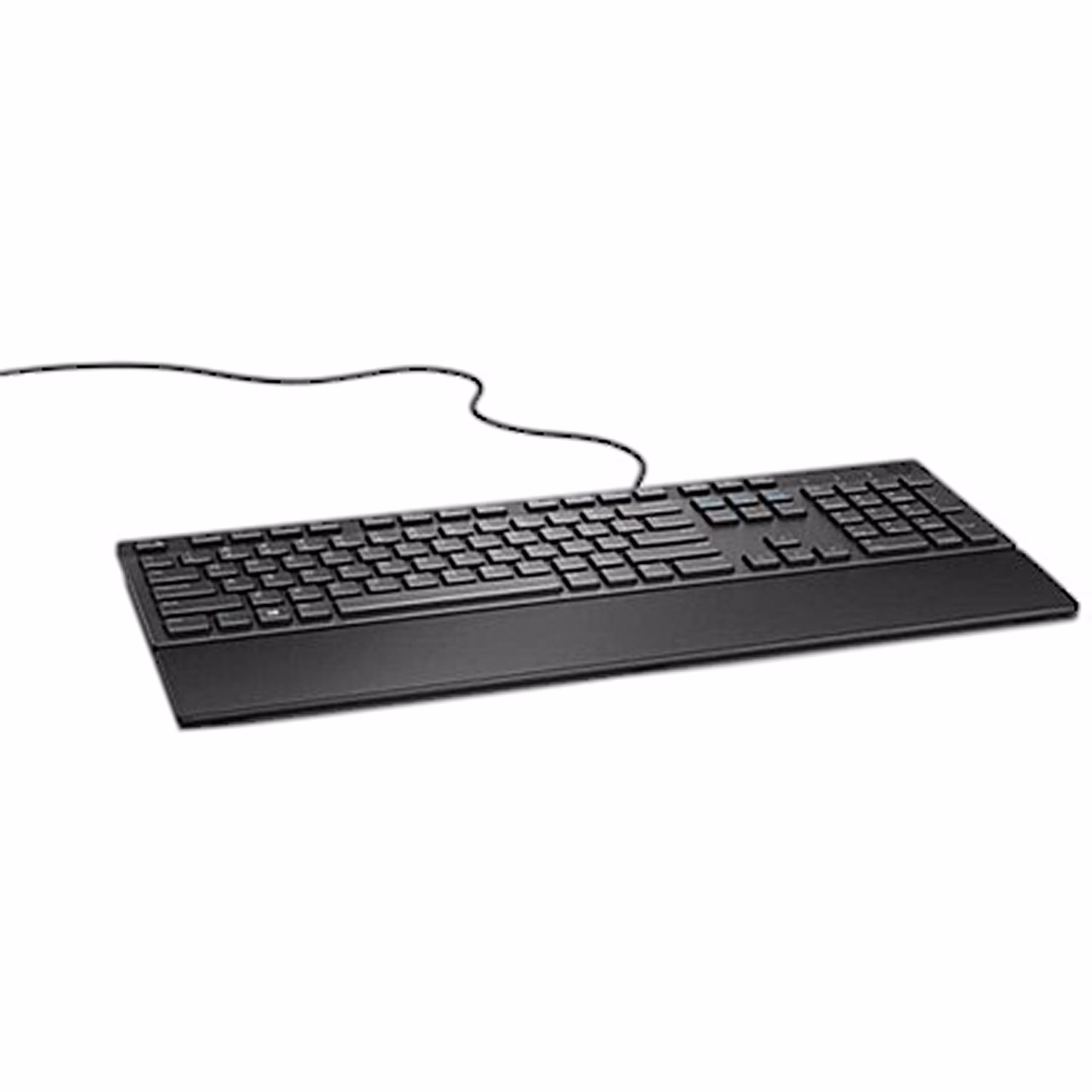 Dell KB216 klaviatuur randmetoega nurga alt vaadatuna