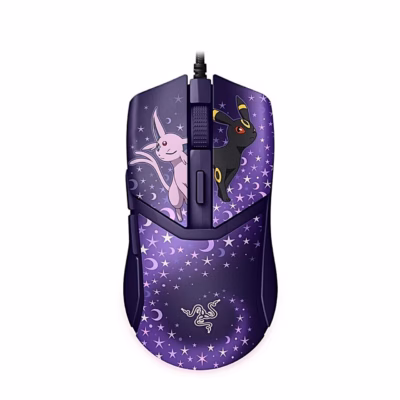 Juhtmega mängurihiir Razer Cobra Espeon & Umbreon Edition pealtvaates