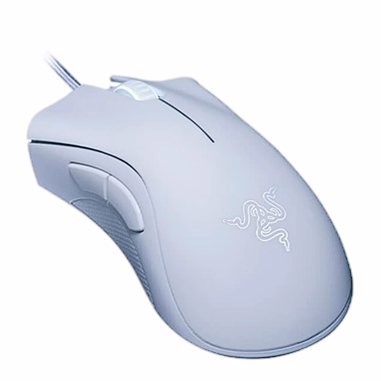 Razer DeathAdder Essential valge nurga alt, Razeri logo seljal