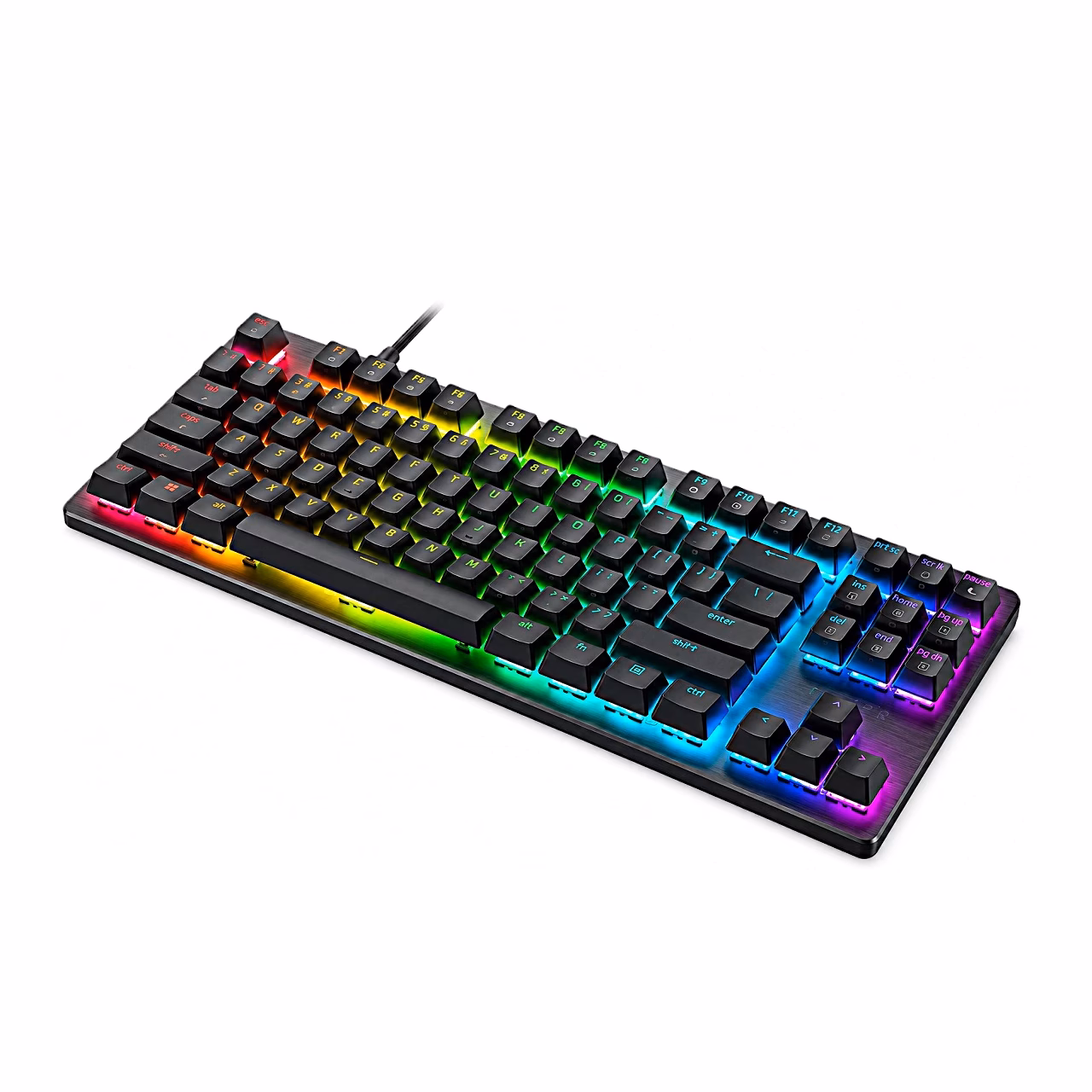 Razer Huntsman V3 HE TKL klaviatuur nurga alt kaabli ja nooleklahvidega