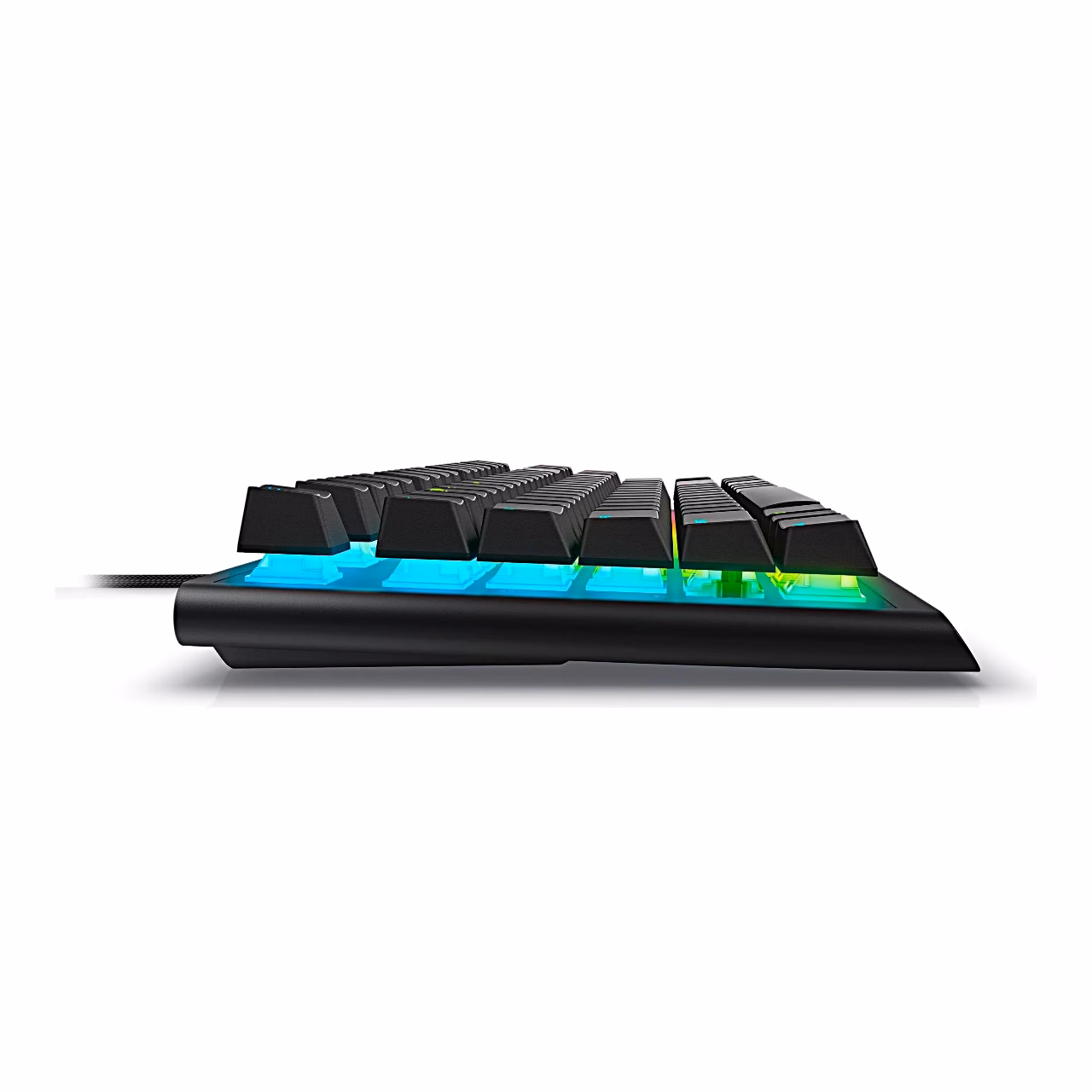 Alienware AW420K mänguklaviatuuri külgprofiil valgustusega