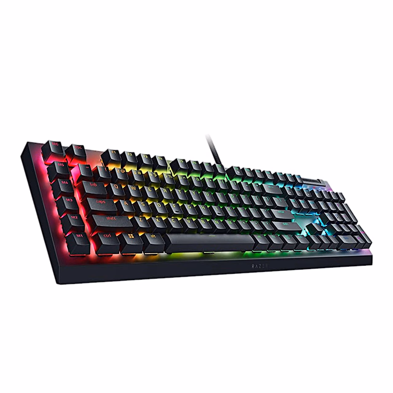 Razer BlackWidow V4 X klaviatuur madalalt nurgalt