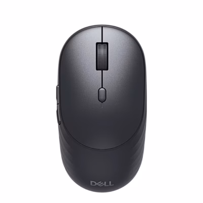 Dell Pro 7 Silent Mouse MS726 ülalt, Delli logo randmeosas
