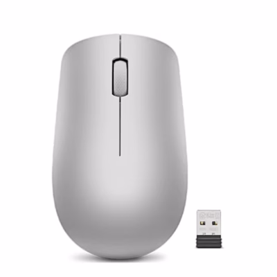 Hall juhtmevaba hiir Lenovo 530 pealtvaates koos Nano USB-vastuvõtjaga