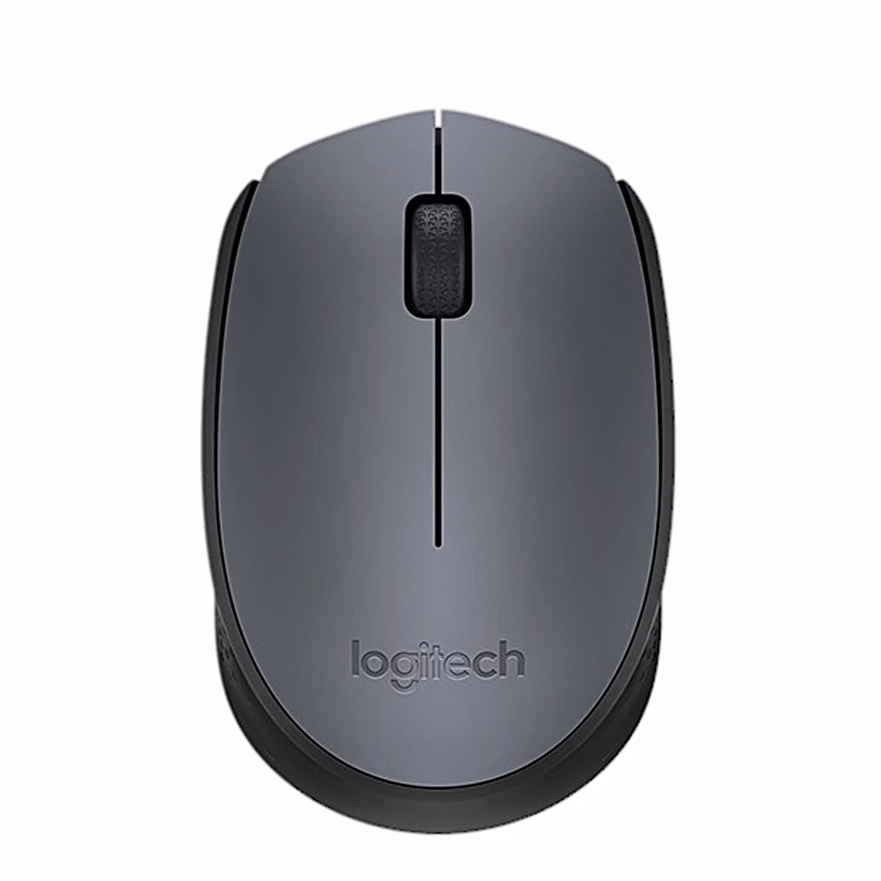 Logitech M170 arvutihiir ülalt, keskel kerimisratas ja logo