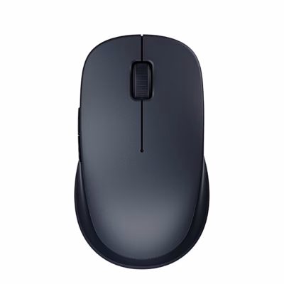 Must juhtmevaba hiir Xiaomi Dual-mode Mouse 2 pealtvaates koos kerimisrattaga