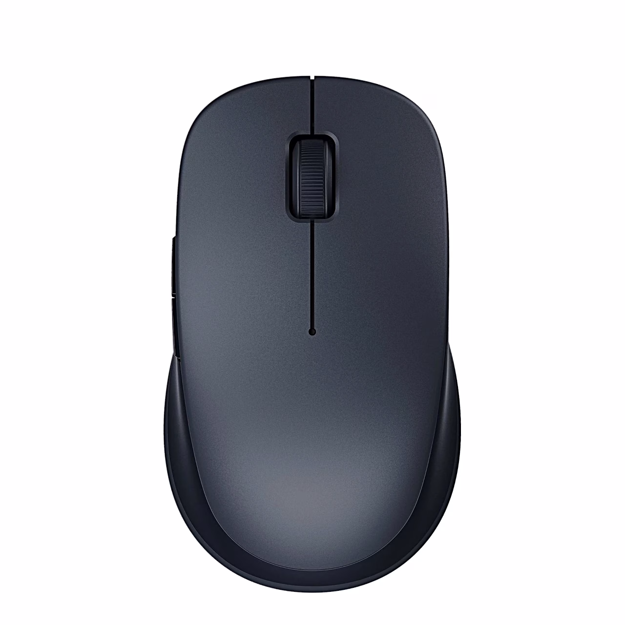 Must juhtmevaba hiir Xiaomi Dual-mode Mouse 2 pealtvaates koos kerimisrattaga