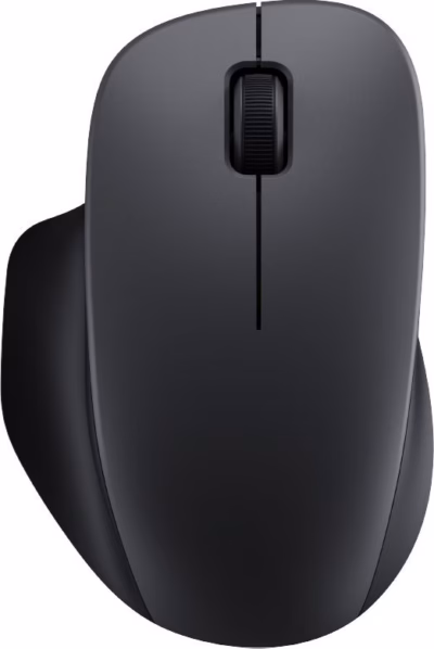 Must juhtmevaba hiir Xiaomi Mouse Comfort Edition pealtvaates kerimisrattaga