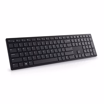 Juhtmevaba klaviatuur Dell KB500 nurga alt vaadatuna