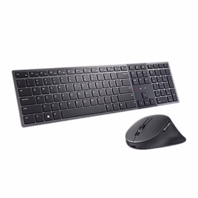 Dell KM900 klaviatuur ja paremakäeline hiir nurga alt