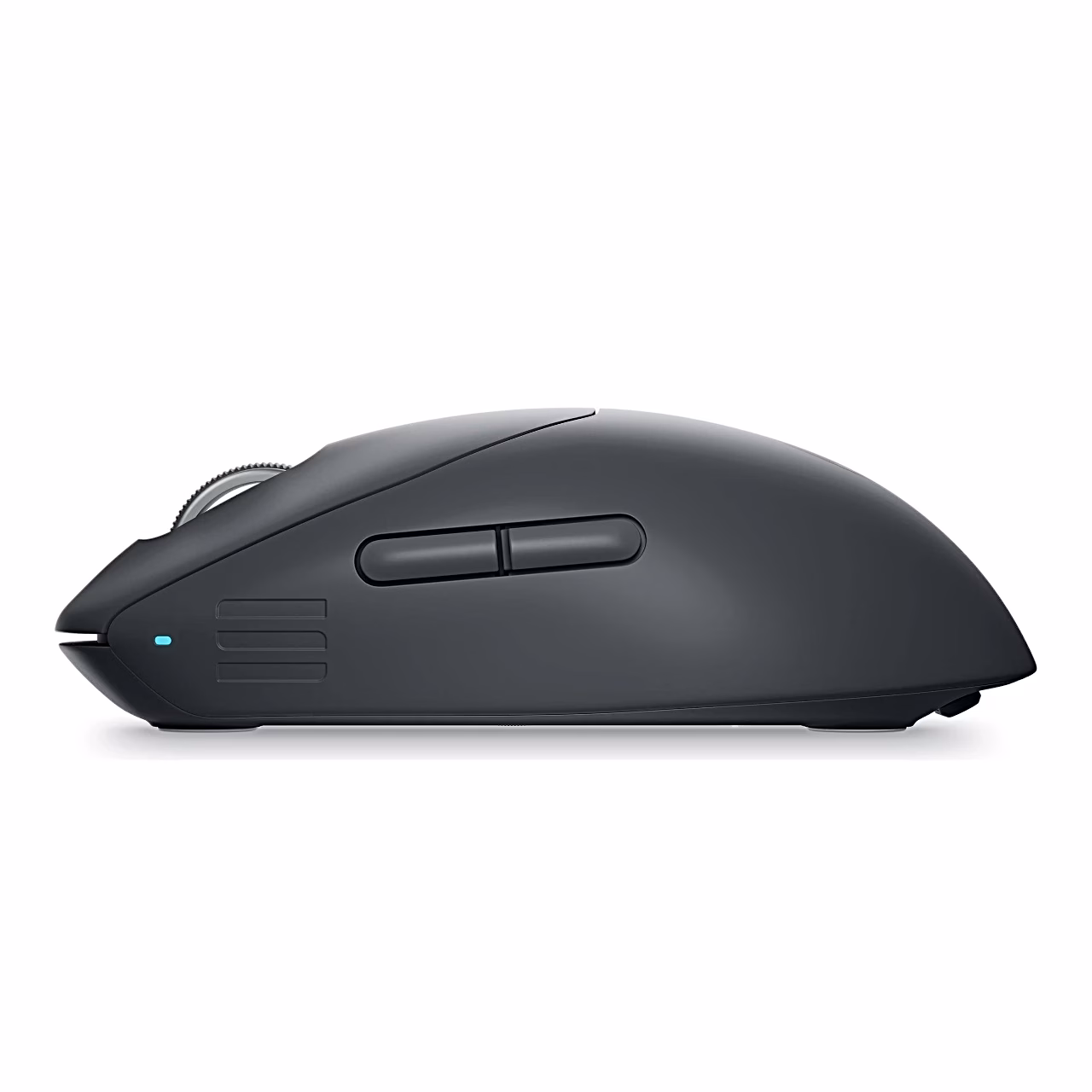 Sümmeetriline Dell Alienware Pro küljelt koos LED-olekutulega
