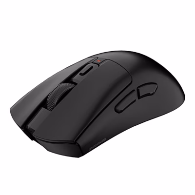 Must juhtmevaba mängurihiir Genesis Zircon 880 vasakult eest nurga alt