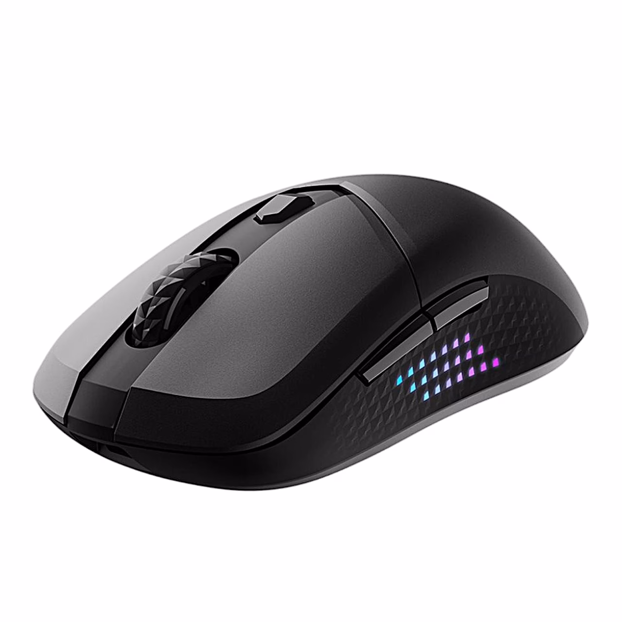 MSI VERSA 300 ELITE WIRELESS hiire vasak külg RGB-valgustusega viltu eest