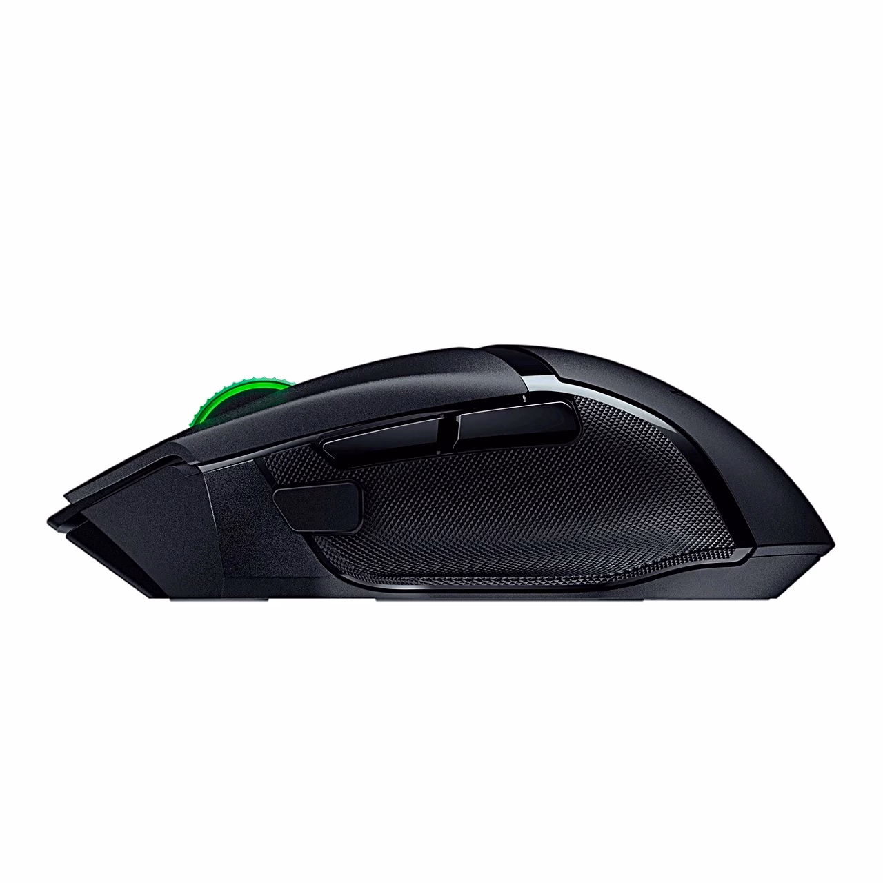 Optiline hiir Razer Basilisk V3 X HyperSpeed vasakult küljelt, pöidlanupud