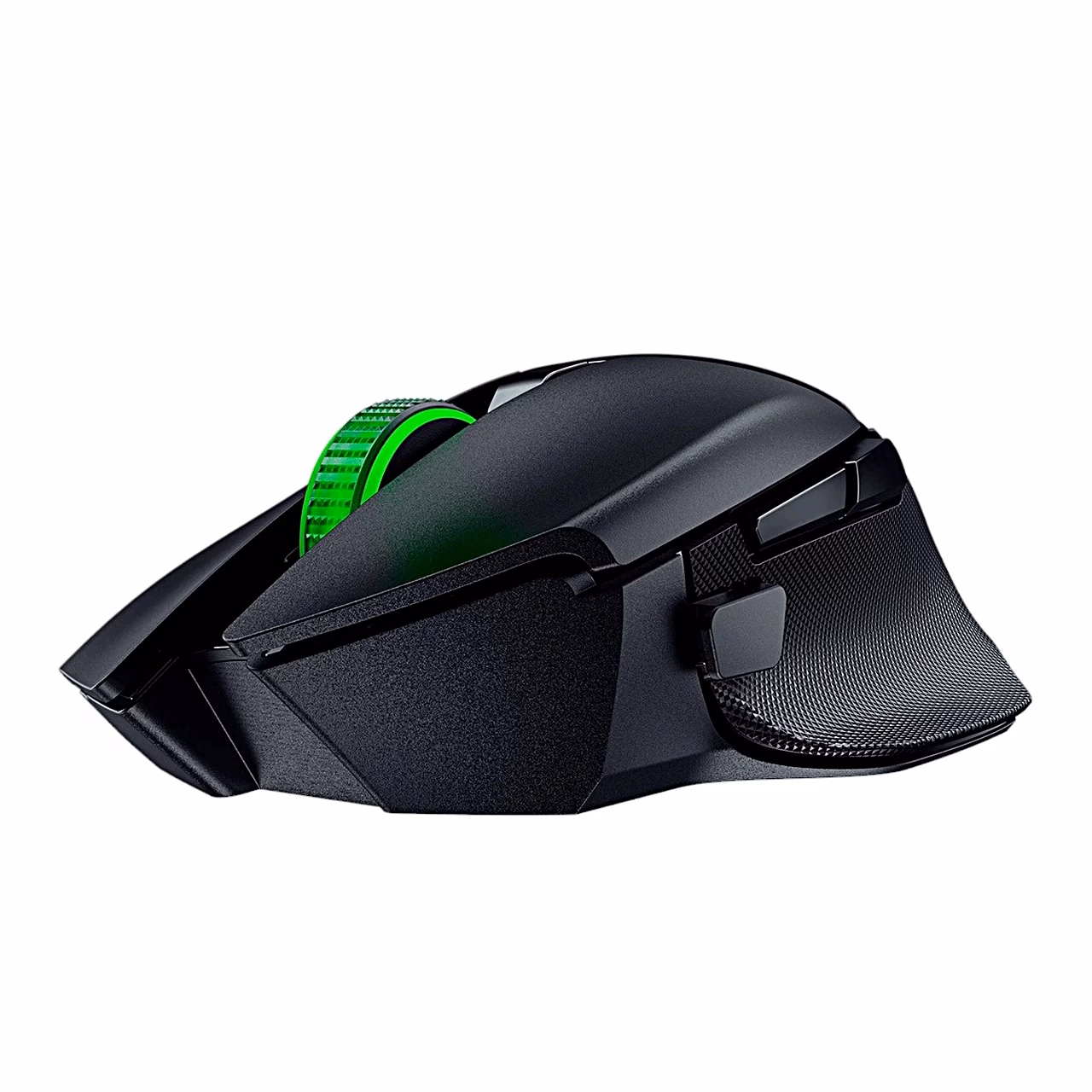 Mängurihiir Razer Basilisk V3 X HyperSpeed eest vasakult, pöidlatugi ja nupud