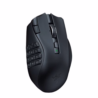 Juhtmevaba mängurihiir Razer Naga V2 HyperSpeed ülalt, väike vaade