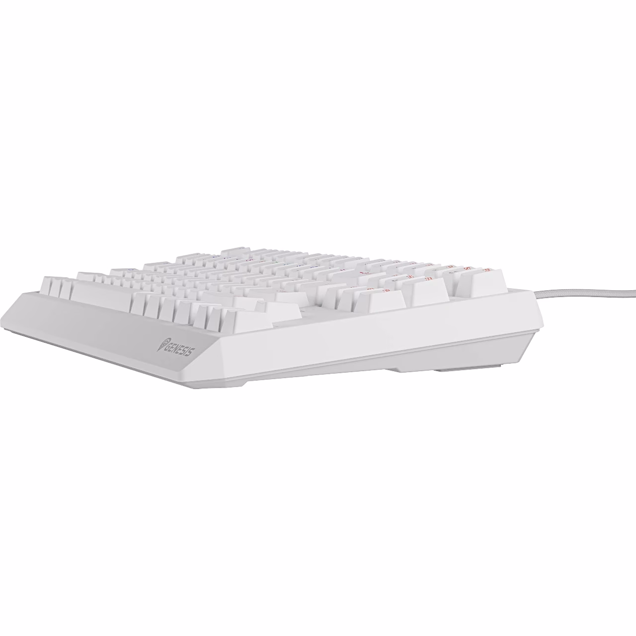 Genesis Thor 230 TKL Wireless tagant nurga alt, kaabel paremal