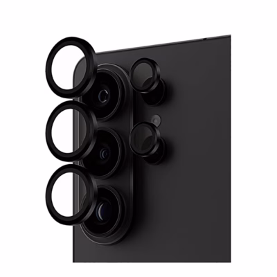 Mustad PanzerGlass Hoops rõngad Samsung Galaxy S26 Ultra kaameraobjektiivide kohal